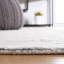 Tapis gris / ivoire en laine tissé à la main Pecktonville-78161208