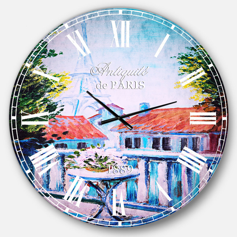 Horloge murale Paris Tour Eiffel, Surdimensionné