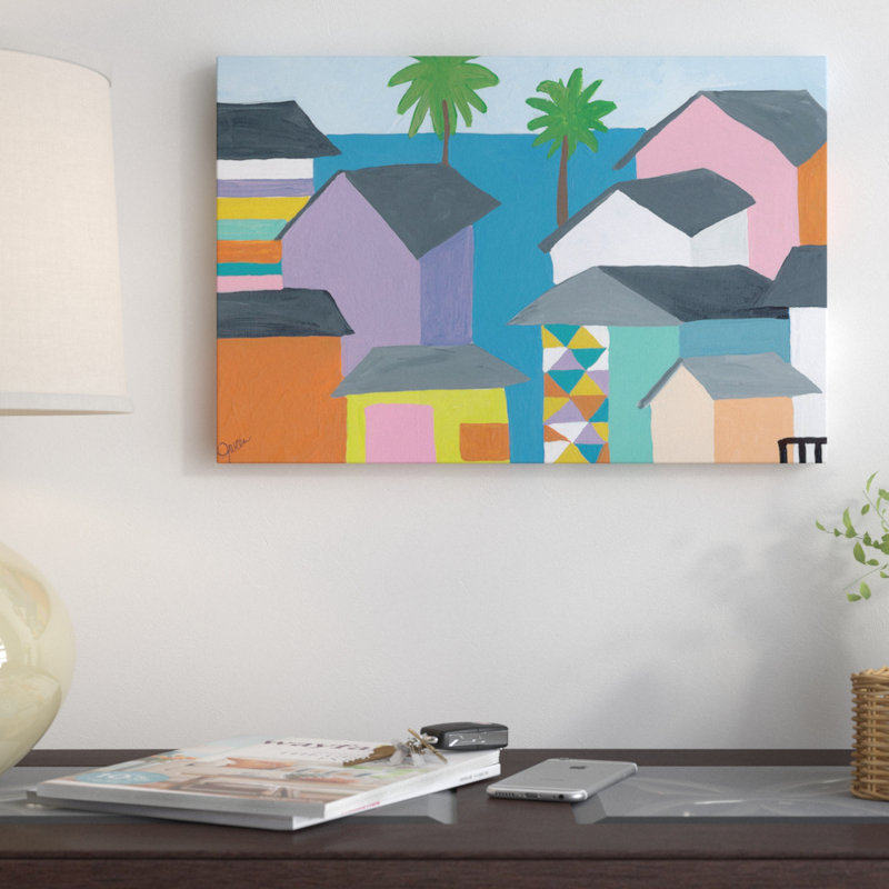 «Beachfront Property II», reproduction, H 26 po x l 40 po x 1,5 po, Toile