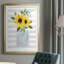 «Sunflower Perfume I», reproduction encadrée de qualité supérieure - prête à être accrochée-1861490490-1861490491