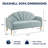 Billijo Solid and Manufactured Wood Standard Loveseat-492363489-492283198