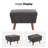 Kaya 24'' Modern Upholstered Ottoman Boucle-1932297250