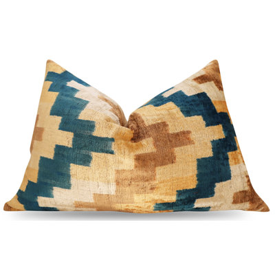Chevron Feather Throw Pillow