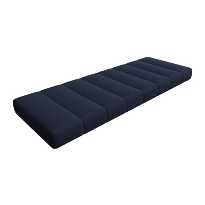 4.5''H Custom Size Teddy Velvet Bench Cushion For Indoor/Outdoor with Premium High-Resilience Foam-WITHOUT ANTI NON-SLIP Bottom