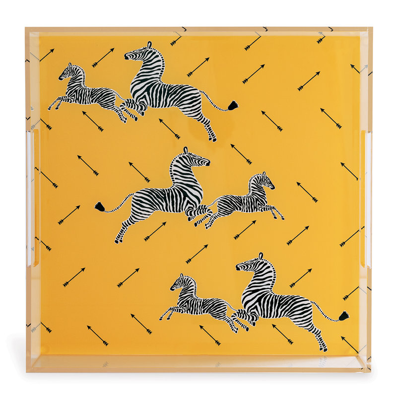 Scalamandre Tray, Yellow