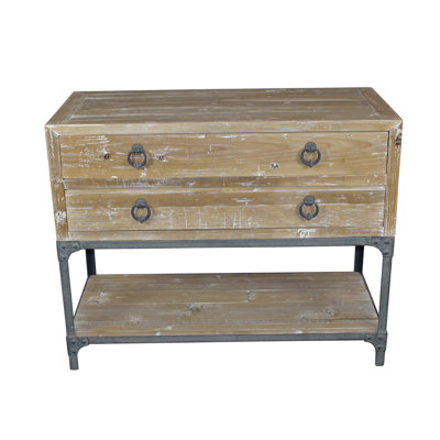 Commode d'appoint 2 tiroirs Marsham