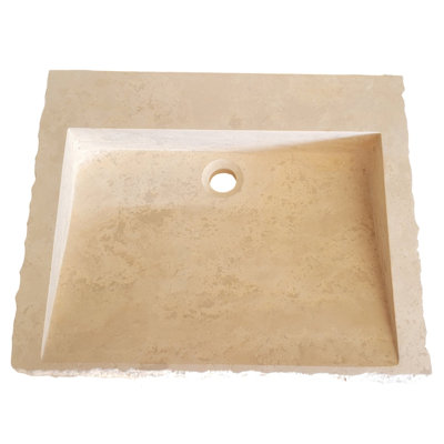 TashMart 17.5'' Stone Rectangular Bathroom Sink