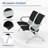 Waiting Room Reception Chairs with Arms 2-Seat Office Guest Chairs & Reception Chairs Bench PU Leather for Airport Office Bank Hospital Seat