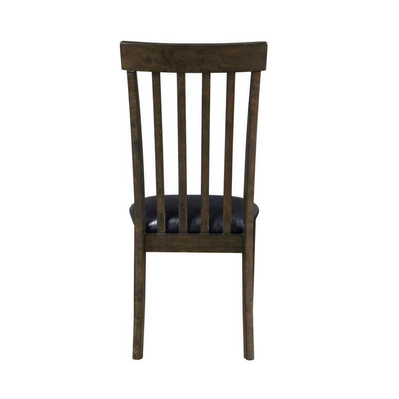 Ensemble de 2 chaises rembourrées en similicuir