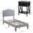 Polizzi Steel Piece Bedroom Set-363290865-363290868