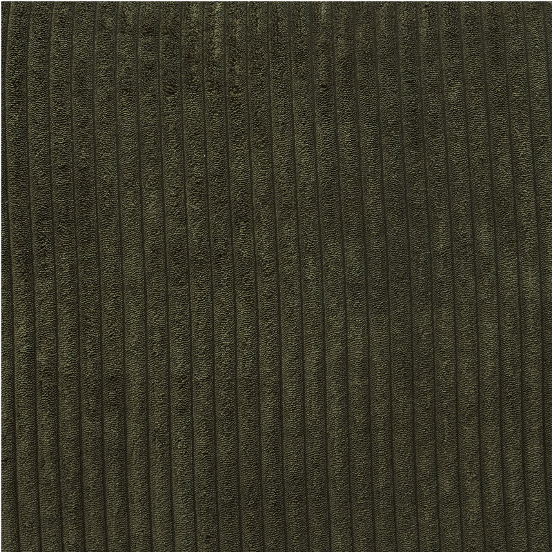 Plunge Sectional, Dark Green Corduroy