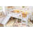 Twin Xl Loft Bed With Storage Shelves, Solid Wood Lower Loft Bed With Led Lights And Full-Length Guardrails, No Box Spring Needed