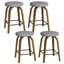 Swivel Upholstered Counter Stool