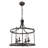 Leitersburg 4 - Light Iron Dimmable Chandelier
