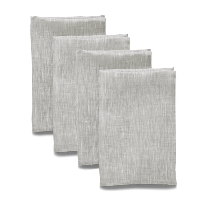 100% Pure Linen Dinner Napkins - Athena