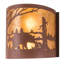 2 - Light Flush Mounted Sconce