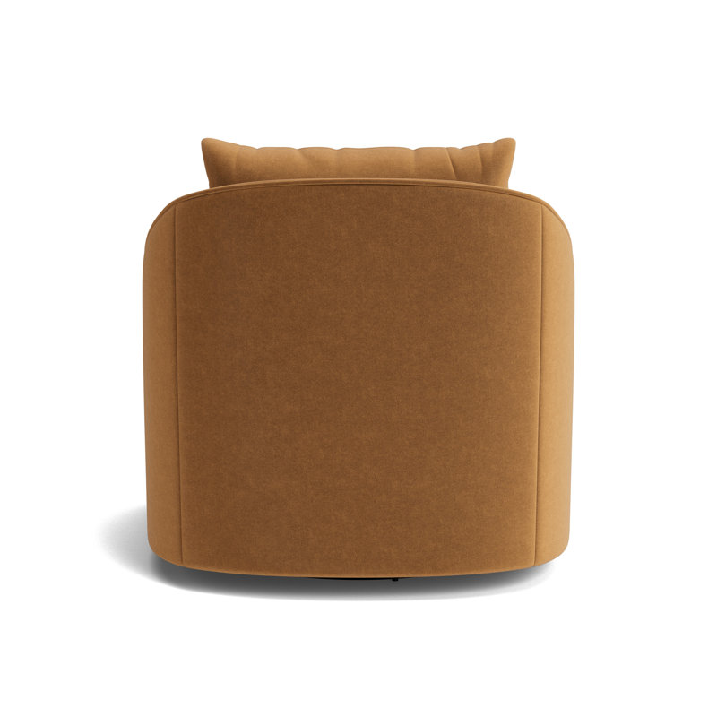 Laurel Swivel Chair, Performance Velvet - Hazelnut