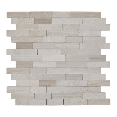 Minute Mosaix Marble Linear Mosaic Wall Tile