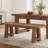 55" Solid Wood Dining Bench-507604666