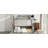 Queen Size Wooden Bunk Bed With Built-In Shelves,Storage Box,Led Light And Usb Charging Station-247851743