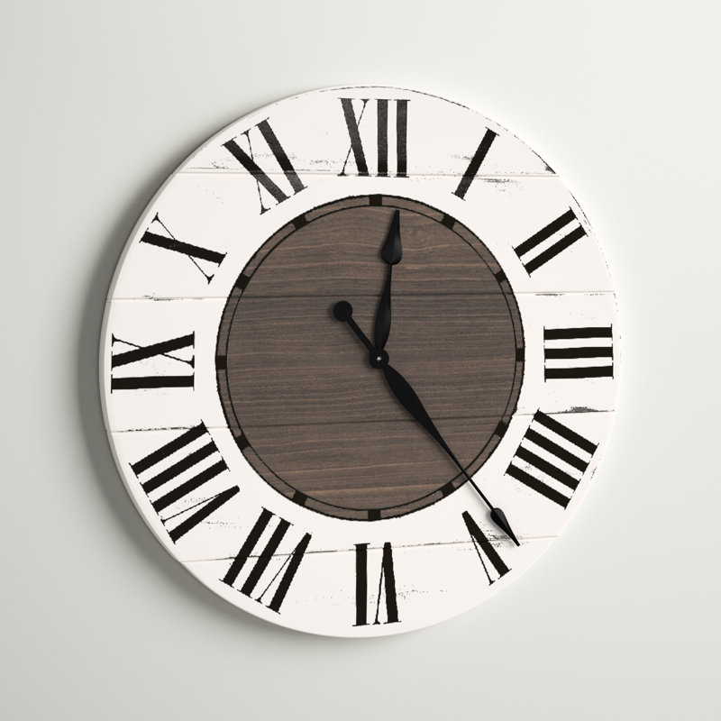 Ayana Wood Wall Clock, Large