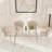 5 - Piece Glass Top Dining Set-384074388-384074377