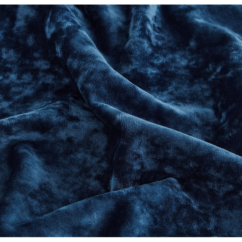 Piers Distressed Velvet Duvet Cover Set, null, null