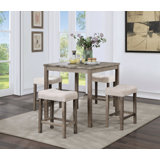 4 - Person Counter Height Dining Set (set Of 5)