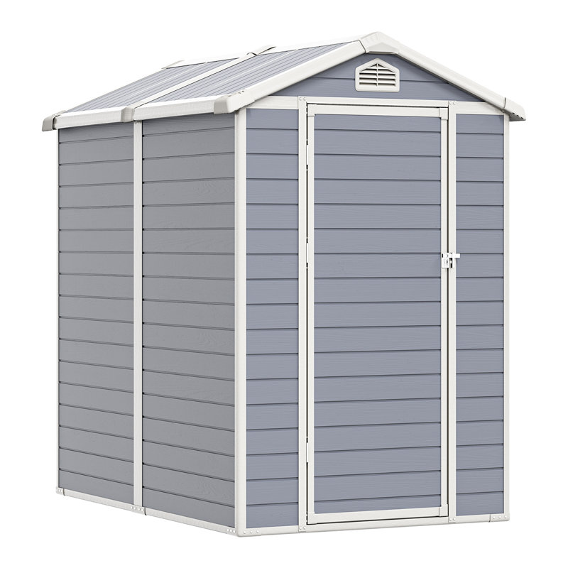 4'X6' Resin Outdoor Storage Shed