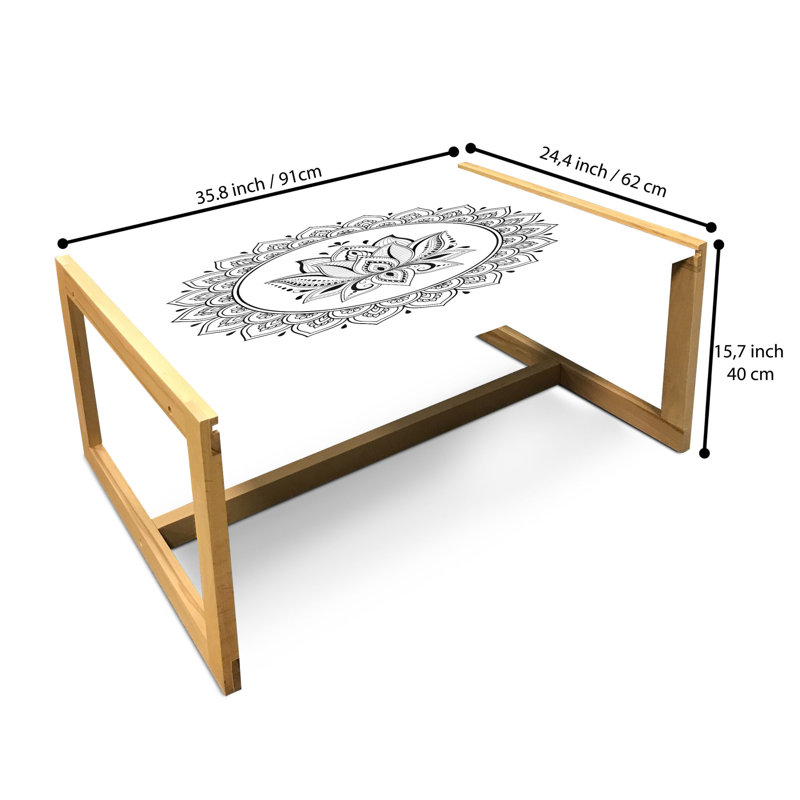 Jahi Sled Coffee Table, 90cm H x 62cm W x 40cm D