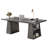  63'' Executive Desk With Pedestal Shelves