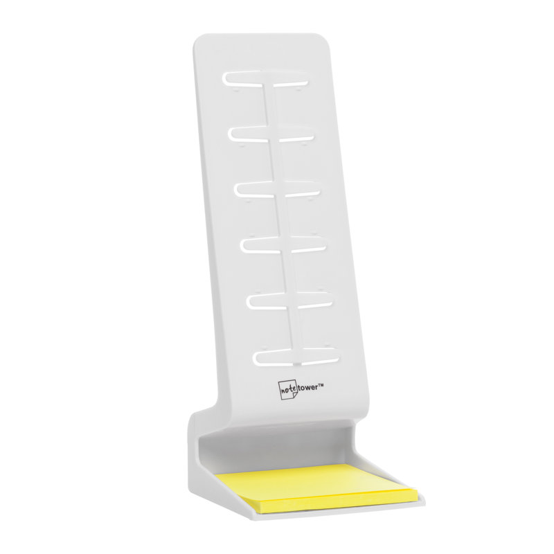 Support de bloc-notes de bureau, Blanc