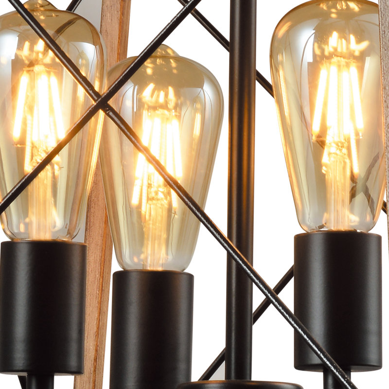 Alexia 4 - Light Dimmable Geometric Chandelier