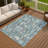 Machine Washable Indoor/Outdoor Karr ACN2377 Stripes Rug-24172029