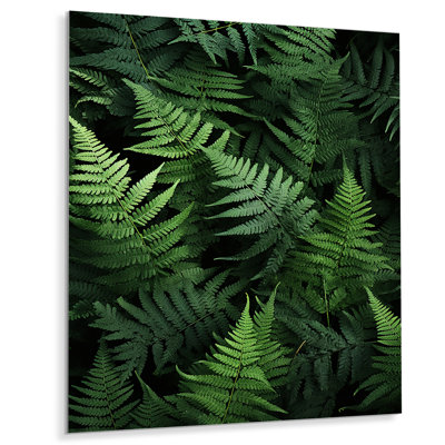 Ferns Plant Whispering Fronds I - Décoration murale florale et botanique en métal