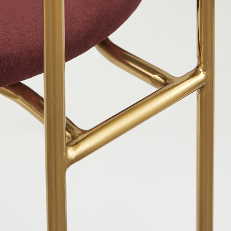Chaise avec accoudoirs Carrigan, Figue