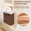 Meuble-lavabo suspendu de 40,6 cm (16 po) avec lavabo en céramique, porte à fermeture douce et rangement, blanc-984540755