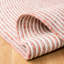 Tapis en laine / coton tissé à la main Mcbride en ivoire / rouge-1662308328