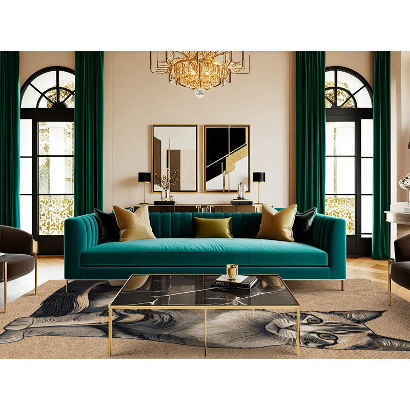  Tapis lavable à poil court Tonkinese, Rectangle 6 pi x 9 pi