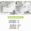 Meuble-lavabo mural simple vasque de 90 cm (35,4 po) avec dessus en résine-1115731551