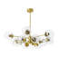 Lustre spoutnik 12 lumières Mid-Century