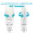 11 Watt LED Non-Dimmable Light Bulb, Color Changing Selectable CCT G24d-1 Base