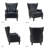 Ameliah Genuine Leather Wingback Club Chair for Office & Home-1750288672