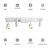 23.4'' 4 -Light Fixed Track Track Kit with Adjustable Head-71246061