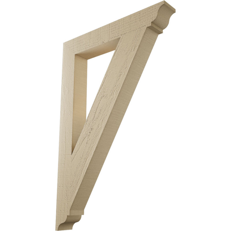 Support traditionnel en cèdre brut à grain de bois TimberThane, H 36 po x l 3,5 po x P 24 po