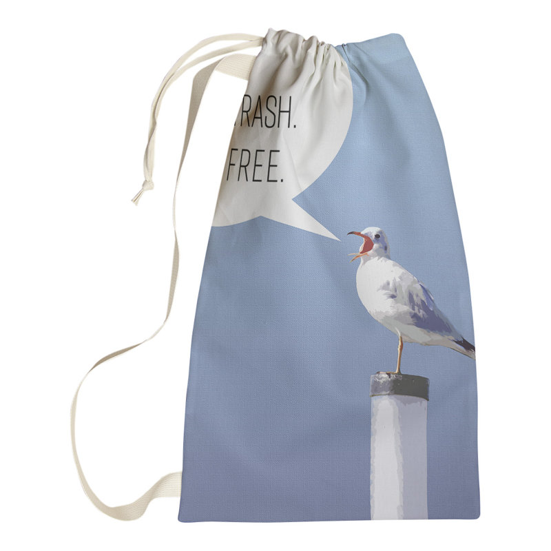Sac à linge goéland manger manger free, Grand (H 76,5 po x l 29,5 po x P 1,5 po)