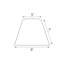 7'' H Cotton Empire Lamp Shade