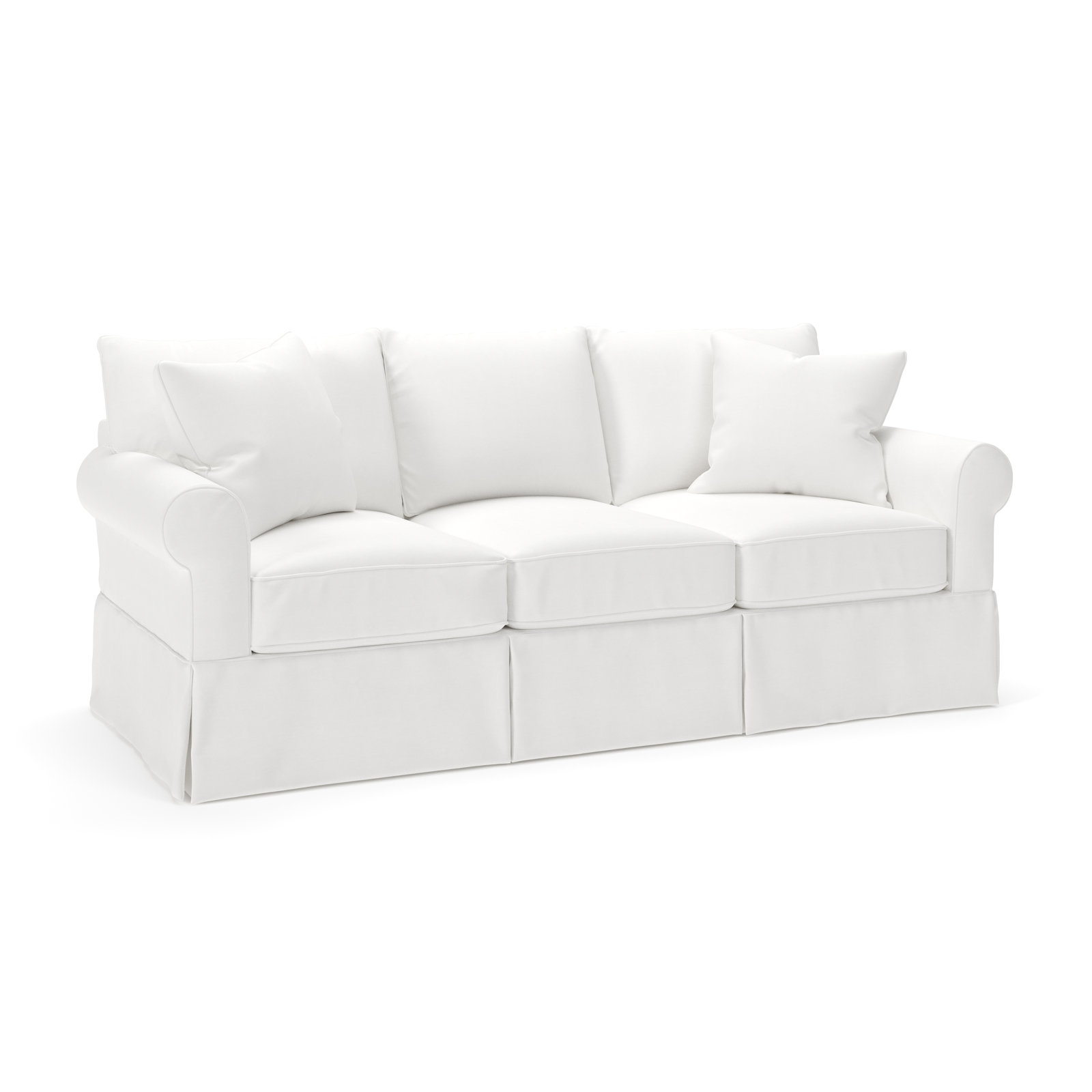 Amari 89'' Sofa, Bayou Off White Canvas