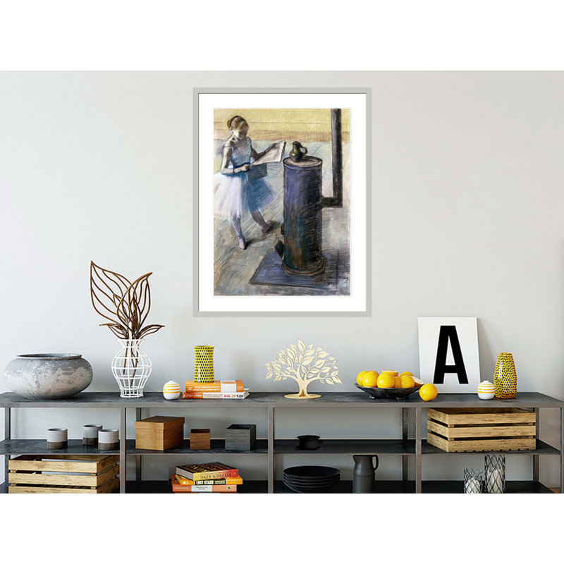 «Dancer Resting» par Edgar Degas, impression giclée encadrée, H 41,5 po x l 32,28 po