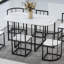 Ensemble de table de salle à manger 7 pièces Modern-498406007